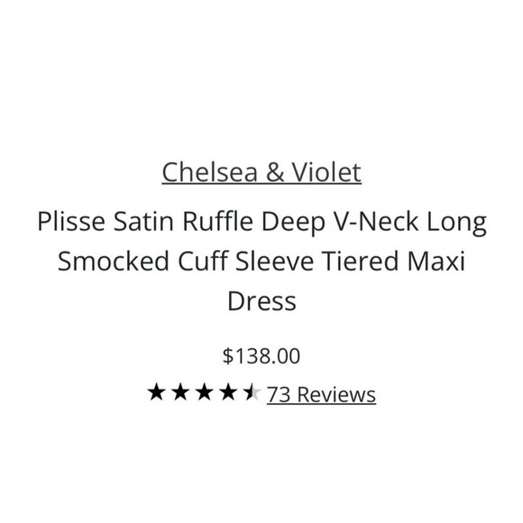 NWT Chelsea & Violet Satin Ruffle Tiered Maxi Dress Boho Wedding Family Photos - Picture 11 of 12